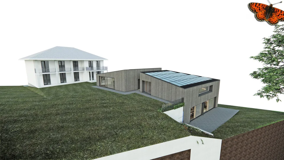 Neues Haus mit 3,5 Zimmern im Zentrum von Épendes