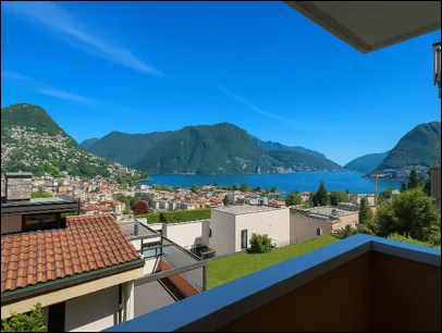 Affascinante appartamento di 3,5 locali con vista panoramica a Massagno