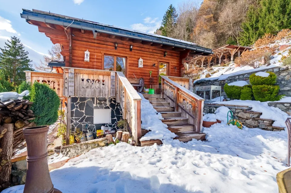 Proprietà alpina eccezionale ai piedi degli impianti di risalita