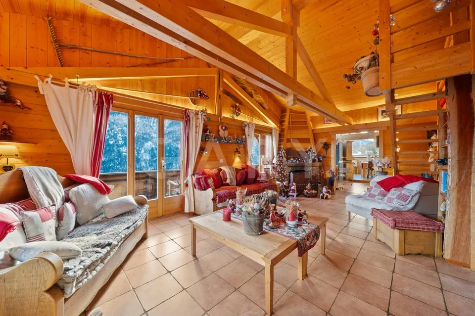 Proprietà alpina eccezionale ai piedi degli impianti di risalita