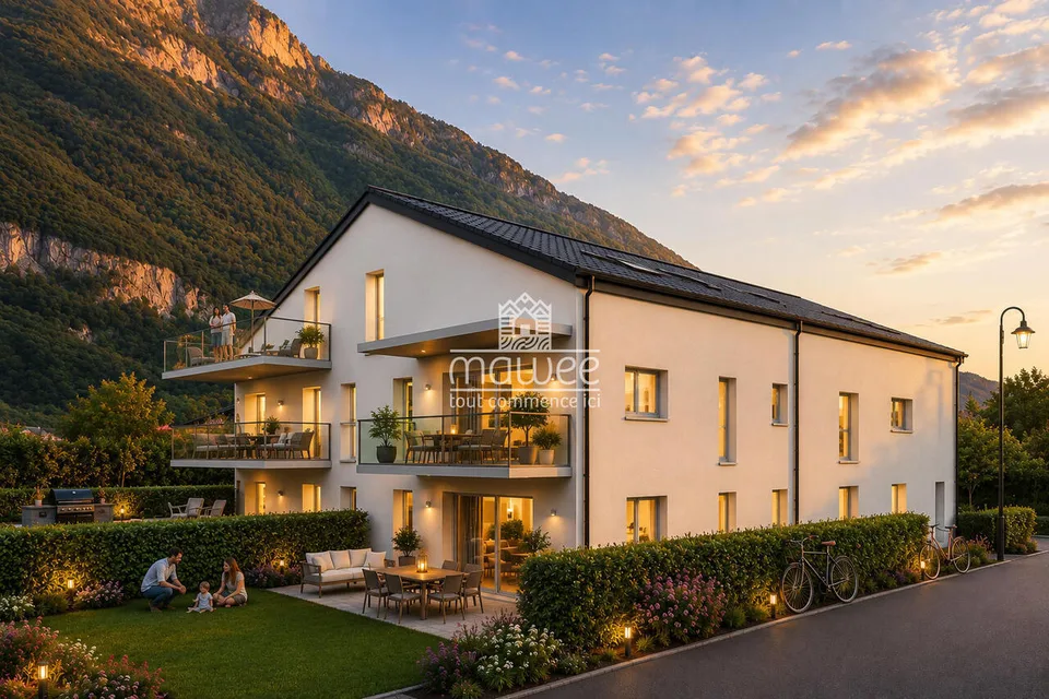 Incantevole appartamento di 2,5 locali nuovo con terrazza e giardino privato