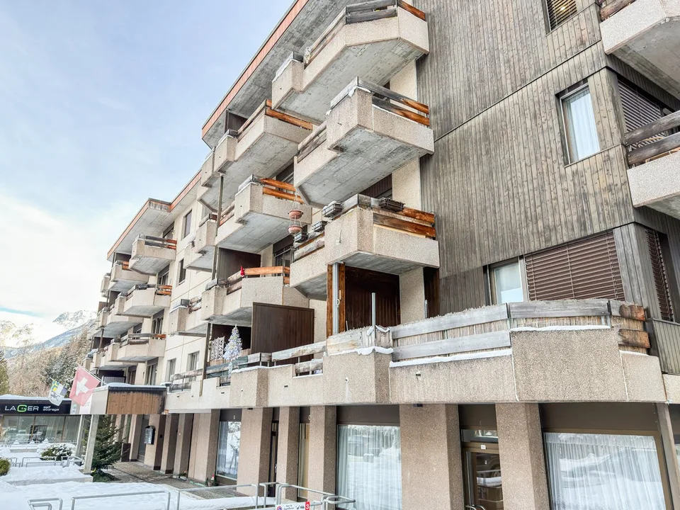 1-Zimmer-Wohnung in Vulpera mit Bergblick, RESERVIERT