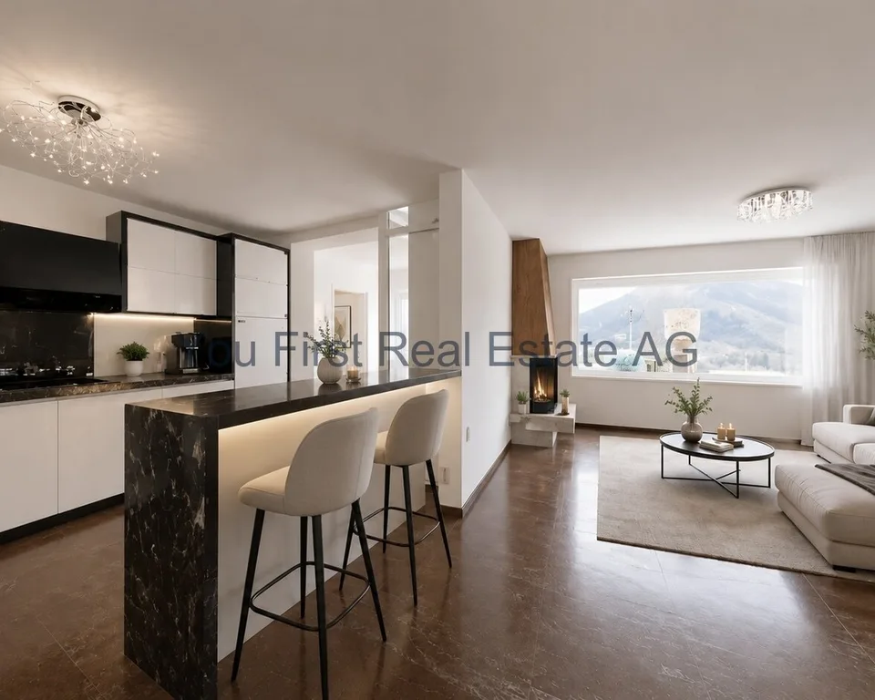 Vaste terrasse ensoleillée avec vue panoramique imprenable sur la vallée – photo 10 sur 12