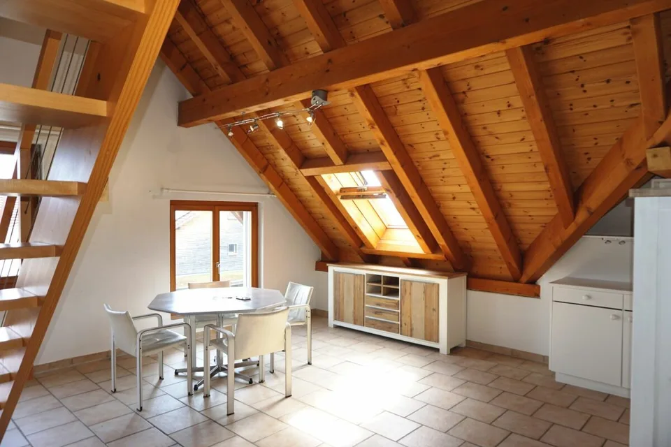 Gemütliche 3 1/2-Zimmer-Dachwohnung