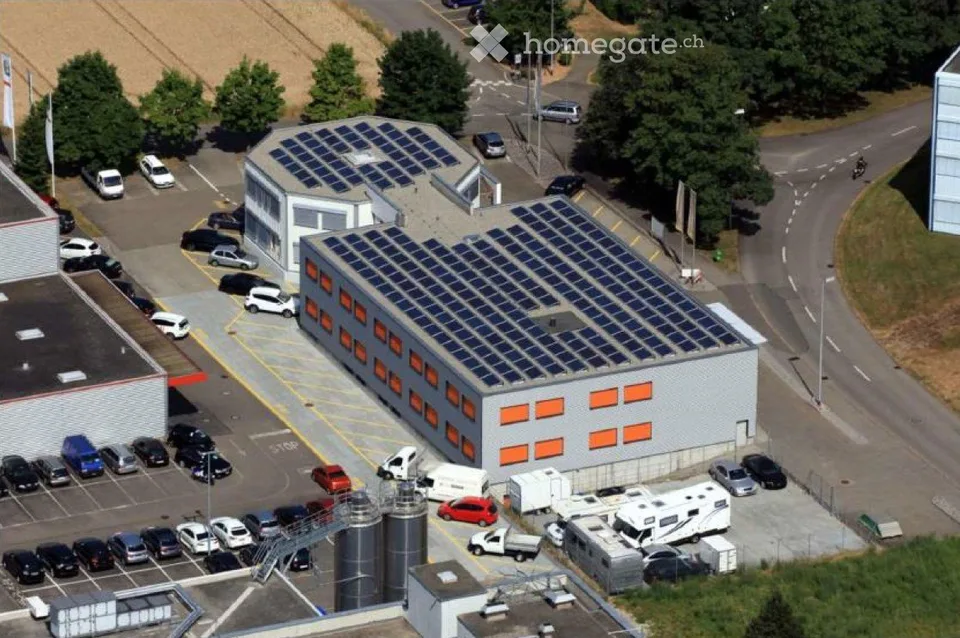 Property in the industrial/commercial district "Aussenfeld" including 45 parking spaces