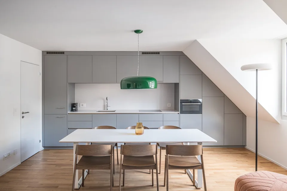 4min zum HB - möblierte 3.5 Zimmerwohnung mit Dachterasse
