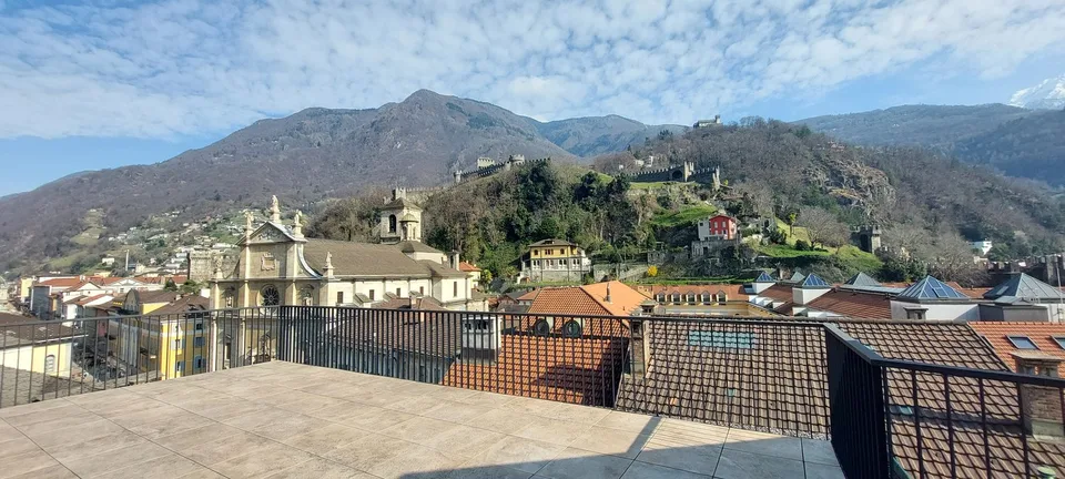 Loft nel cuore di Bellinzona con ampia terrazza