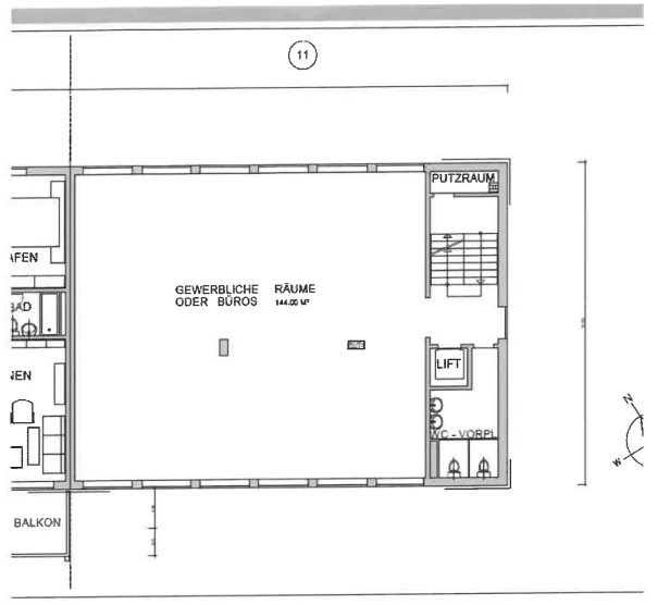 144m2 di spazio commerciale al piano terra, a 8048 Zurigo, in affitto