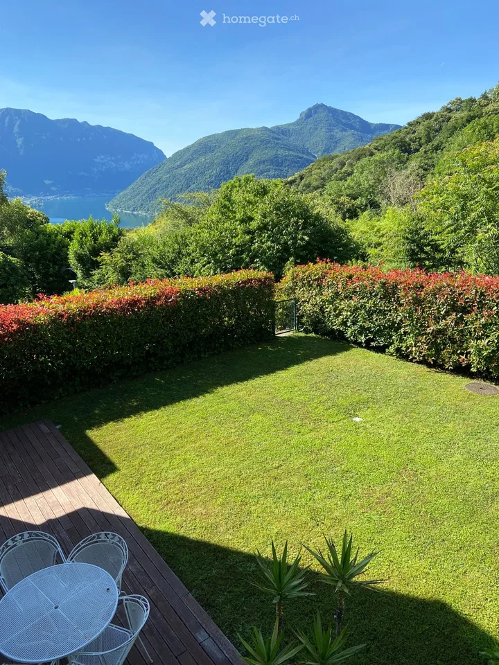 Geräumige Villa 4.5 mit privatem Garten in Carona