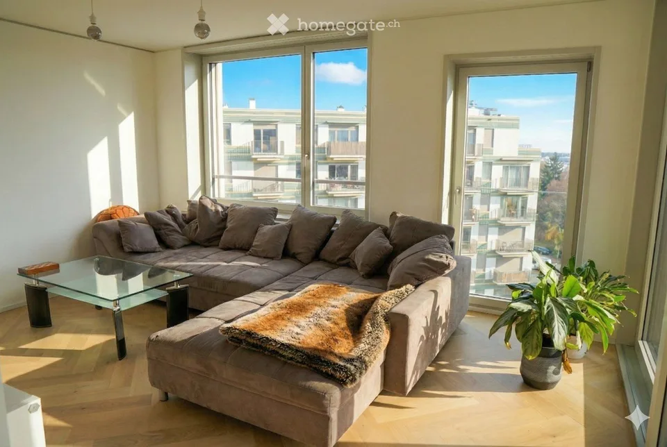 Bright 4.5-Room New Build Apartment with Balcony in Zürich Albisrieden (Wohngemeinschaft)