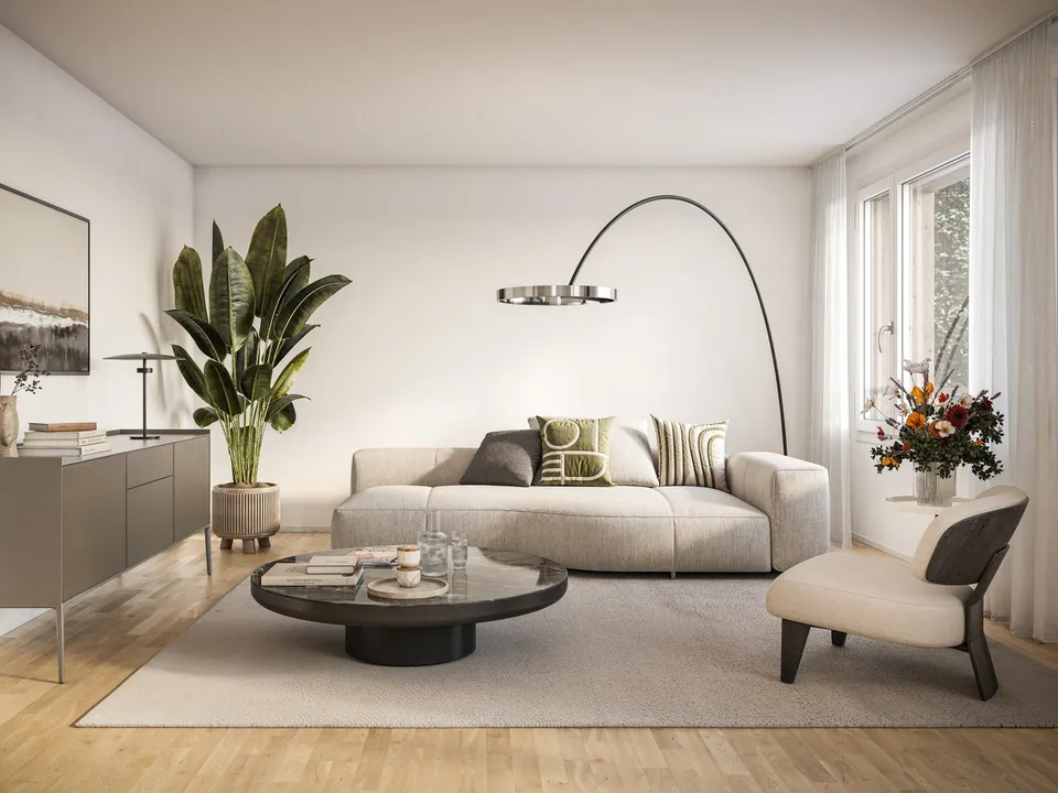 Exklusive  3.5-Zimmer-Neubauwohnung mit hochwertigem Ausbaustandard - Modern wohnen in der Eymatt