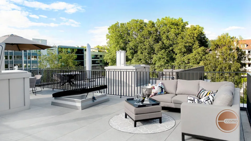 TOP FLOOR, TOP SHOT! LUXUSWOHNUNG IN SEEFELD MIT DACHTERRASSE