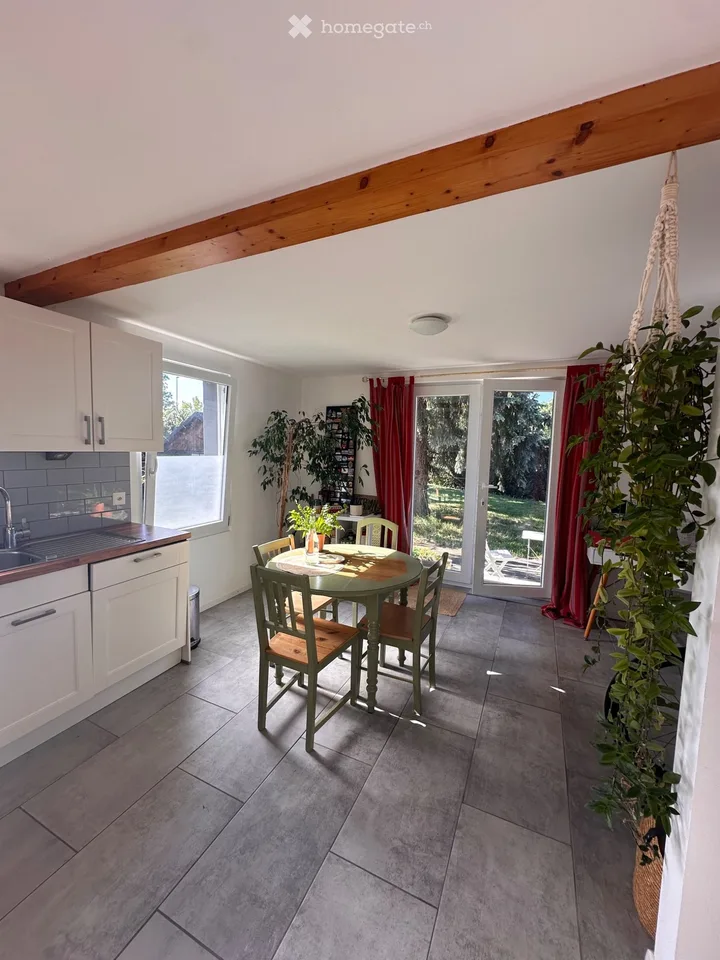 Charmant 2 pièces avec terrasse et jardin à Yverdon