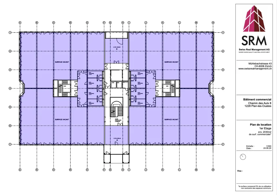 Verkaufsfläche 2030m2 Brutto zu vermieten – Campus CTN 8, Plan-les-Ouates CHF 320