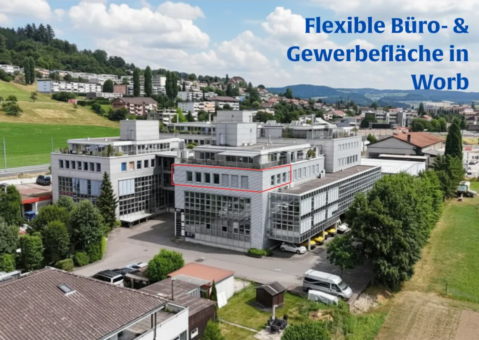 Gewerbefläche Worb mieten - 155 m² Büro & Praxis, Bollstrasse 61