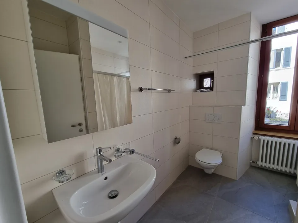 Schönes 2.5-Zimmer-Apartment komplett renoviert im Zentrum des Dorfes – Foto 6 von 7