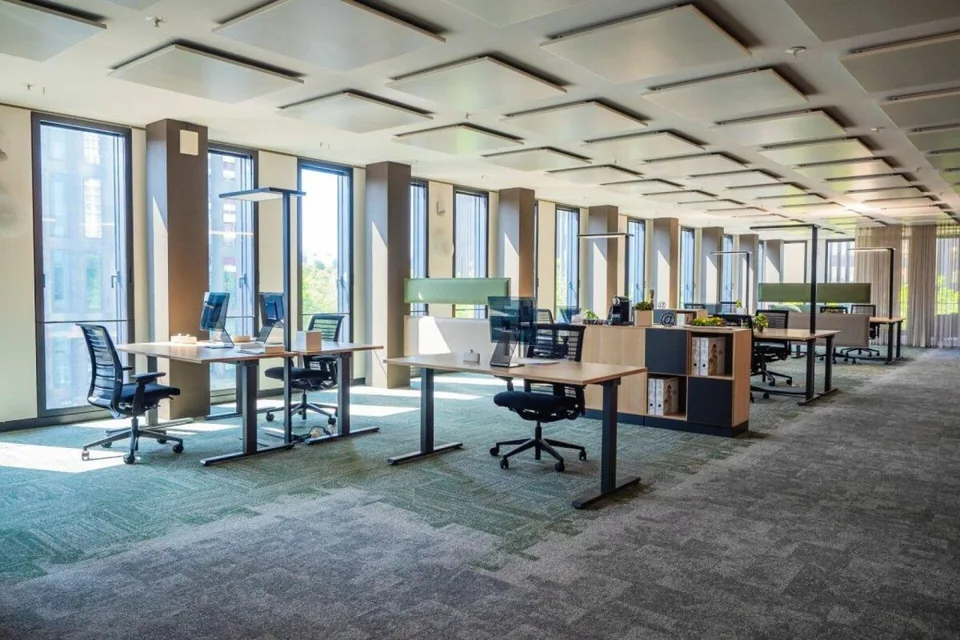 Vollausgebaute Büroflächen in den Quadro Towers
