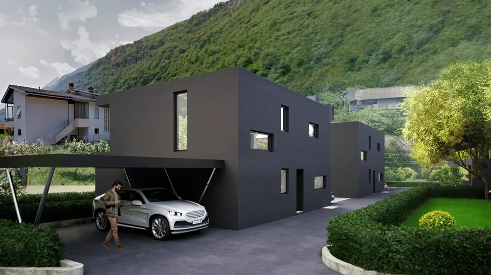 Vision Life & Wellness  - 4 ville moderne in costruzione e centro benessere nel Comune di Iragna
