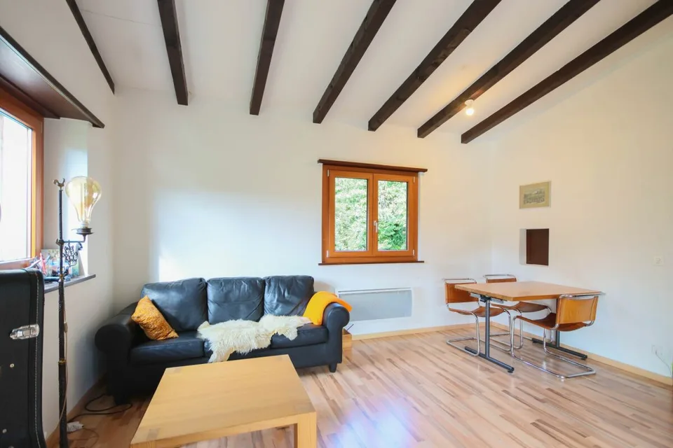Ferienhaus auf grosser Baulandparzelle an ruhiger Lage mitten im Grünen