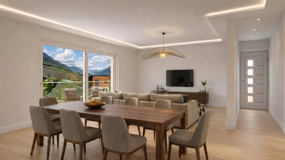 Appartements en terrasse neufs 4.5 pièces - Miège