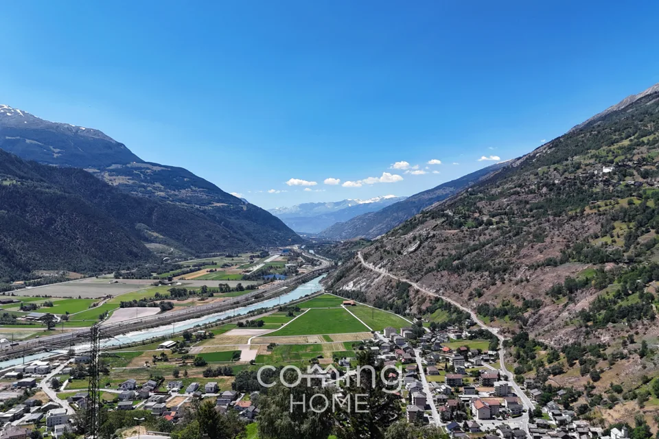 3'040 m² con vista panoramica a Eggerberg - appezzamento di costruzione soleggiato in una tranquilla comunità montana