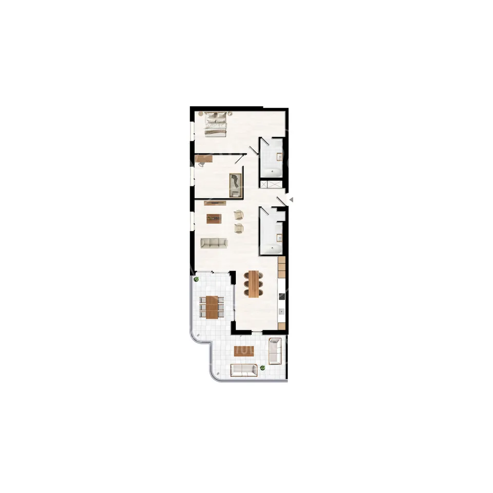 Beautiful 3.5 rooms with 37m² balcony – photo 12 of 12