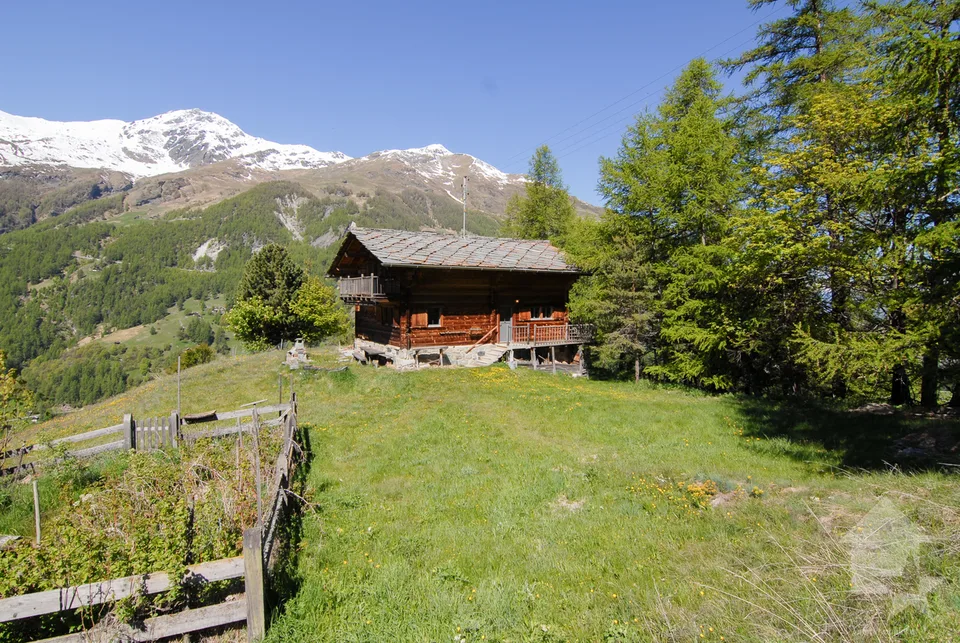 Chalet avec vue privilégiée sur les montagnes et les glaciers