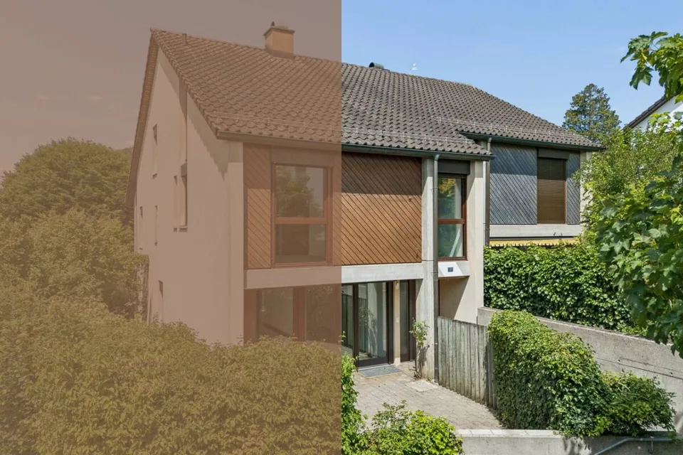 Geräumige 7.5-Zimmer-Doppeleinfamilienhaushälfte mit Renovationspotenzial