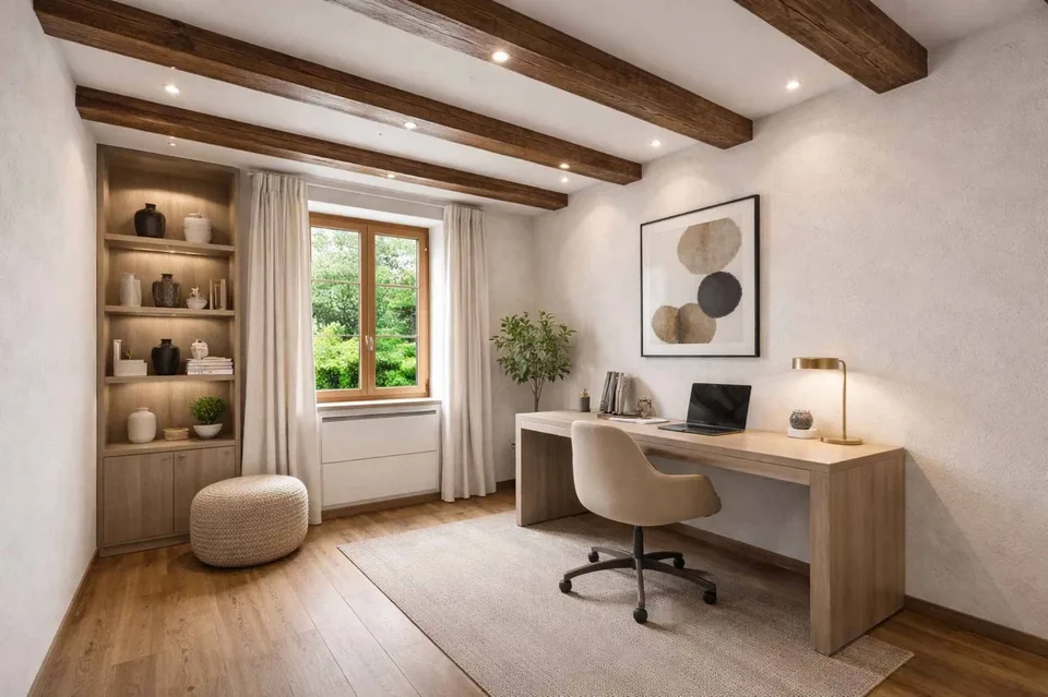 Bellissima casa di villaggio ristrutturata con charme, volumi e vista delle Alpi