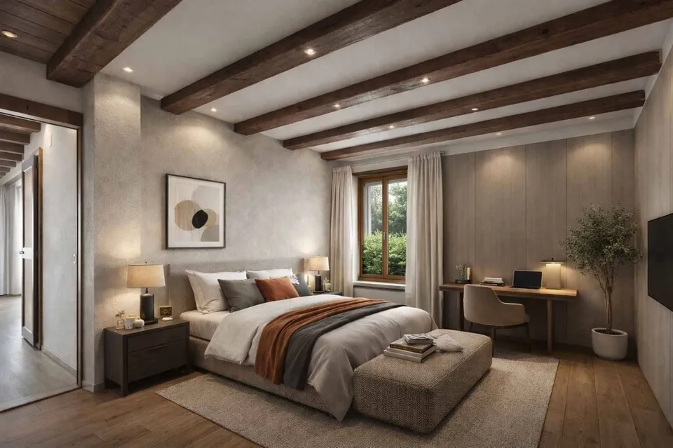Bellissima casa di villaggio ristrutturata con charme, volumi e vista delle Alpi