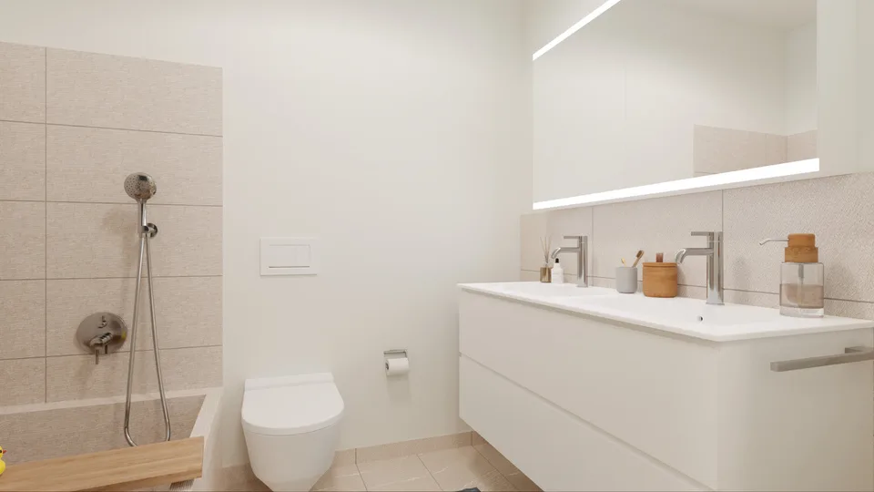Appartement 3.5 pièces de haute qualité avec deux salles de bain et deux loggias – photo 8 sur 12