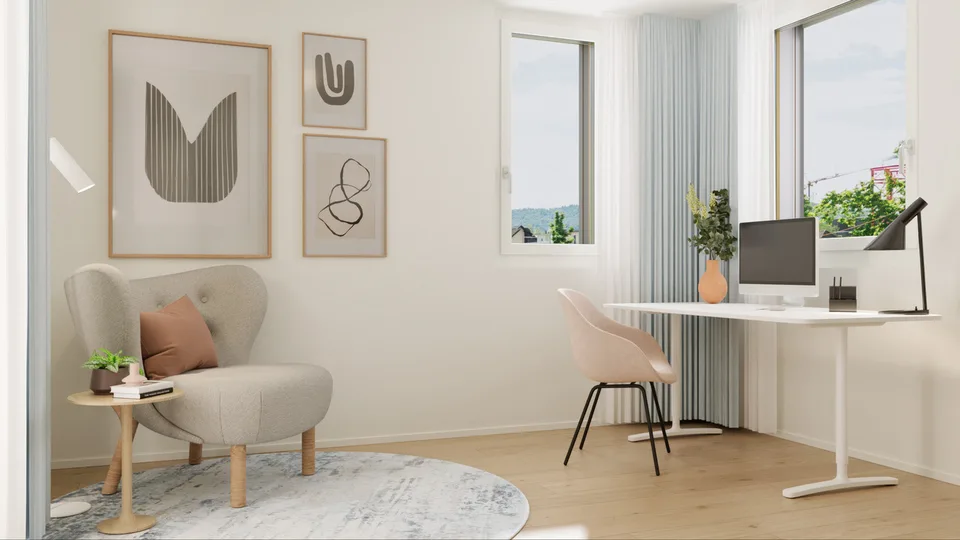 Appartement 3.5 pièces de haute qualité avec deux salles de bain et deux loggias – photo 6 sur 12