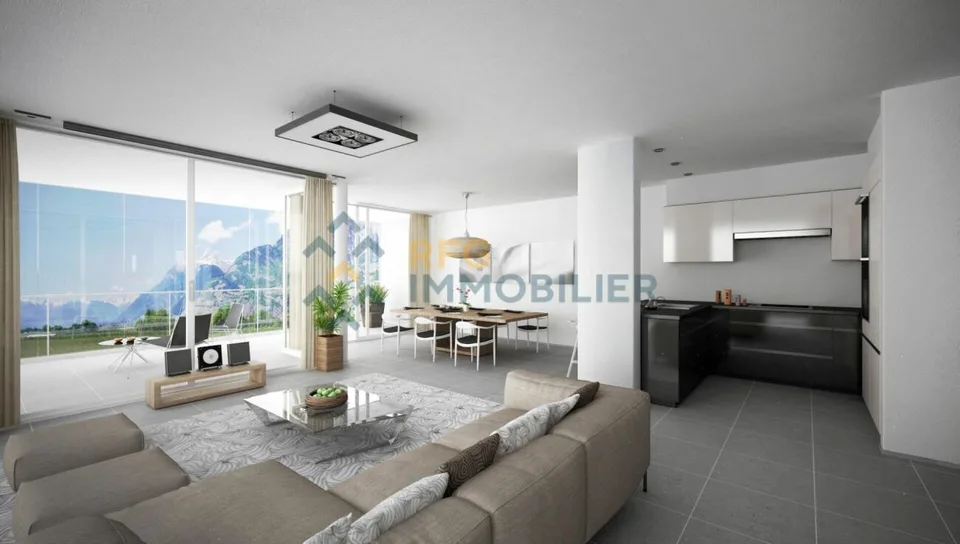 Geräumige neue Penthousewohnung mit großem Balkon