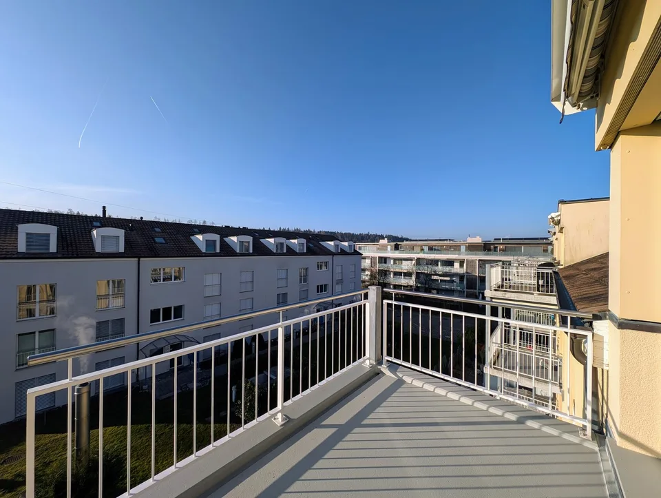 Attraktive 3.5 Zimmer Dachwohnung mit Weitblick