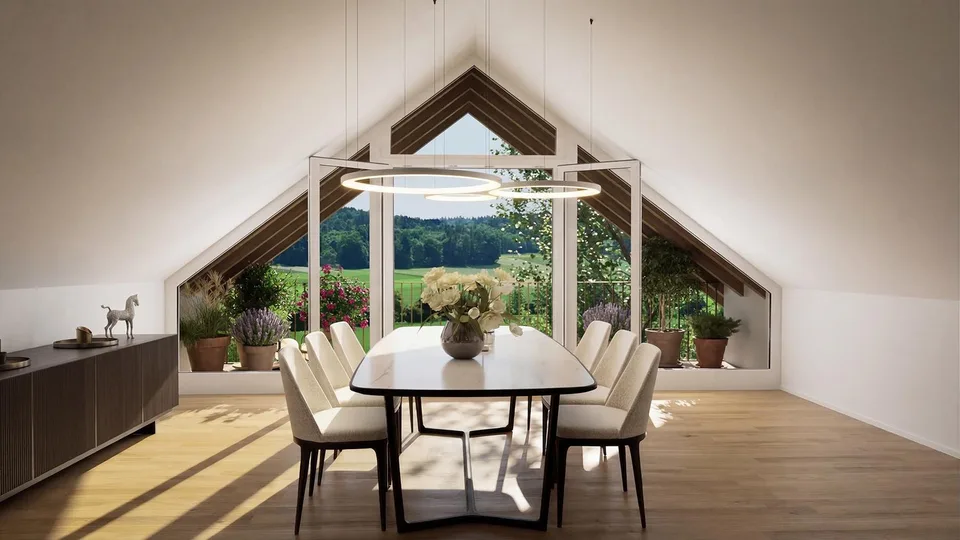 Appartement neuf de 4,5 pièces avec vue panoramique à Lüterswil (Bucheggberg)