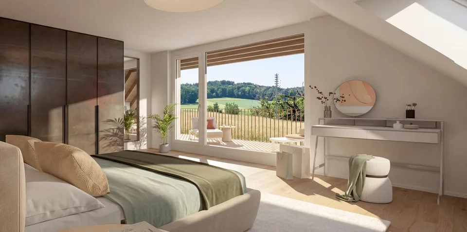 Appartement neuf de 4,5 pièces avec vue panoramique à Lüterswil (Bucheggberg)