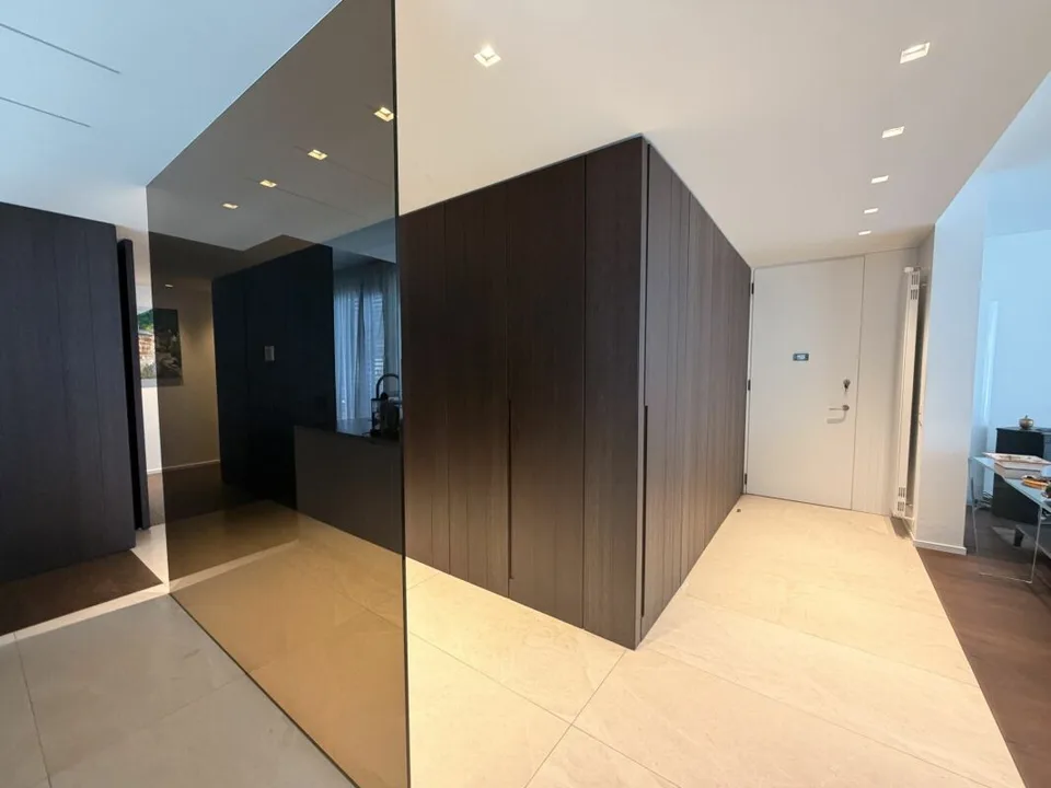 LUGANO - SUPERBE PENTHOUSE AVEC VUE SUR LE LAC - PISCINE DE LA RESIDENCE CENTRAL PARK