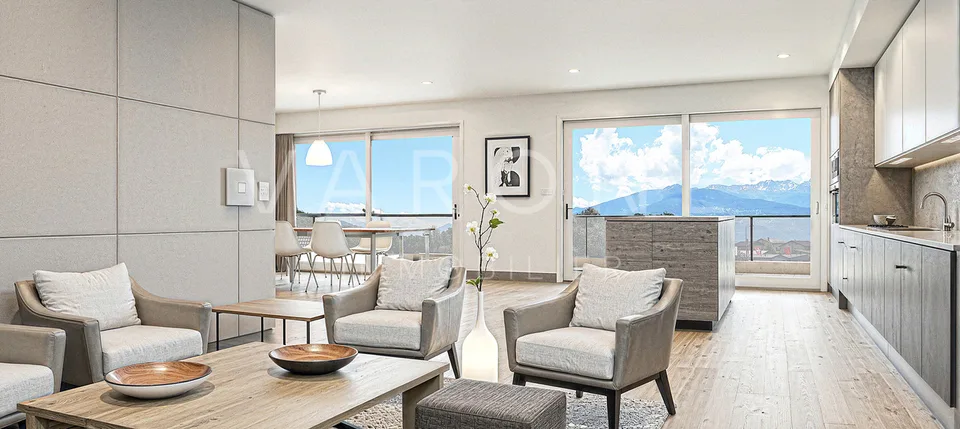 Appartement en attique dans nouvelle résidence Minergie à Savièse – Foto 19 von 21