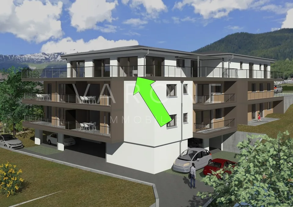 Appartement en attique dans nouvelle résidence Minergie à Savièse – Foto 18 von 21
