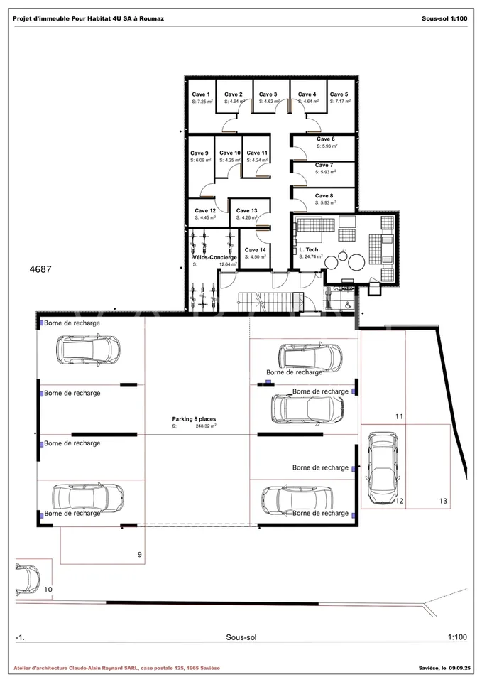 Appartement en attique dans nouvelle résidence Minergie à Savièse – Foto 21 von 21