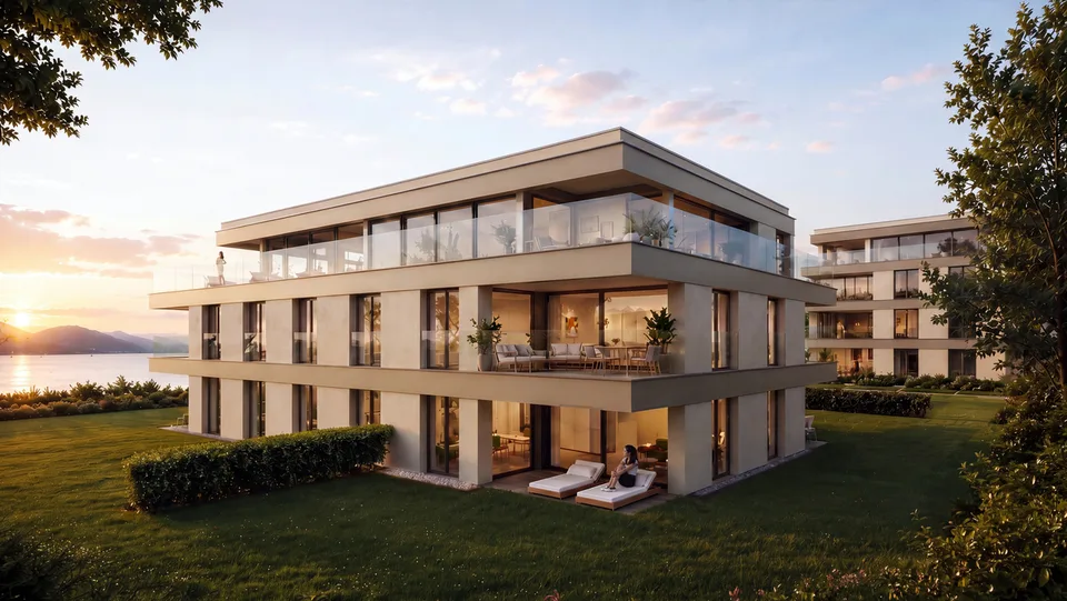 Magnifique appartement de 2.5 pces  avec sous-sol relié et jardin