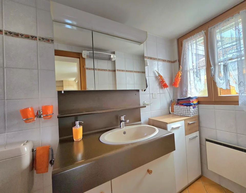 Charmantes Wohnung mit Terrasse, Panoramablick und Garage in St-Martin, Val d'Hérens – Foto 9 von 18