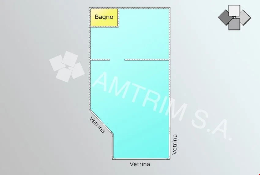 Vente de locaux commerciaux à Chiasso – Zone avec forte fréquentation piétonnière