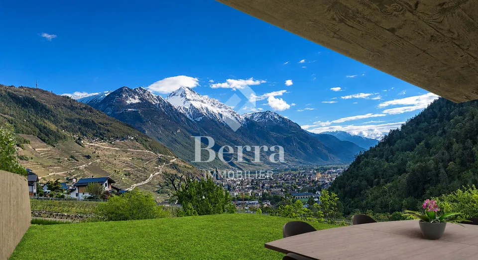 Villa mitoyenne de 4.5 pces avec vue imprenable