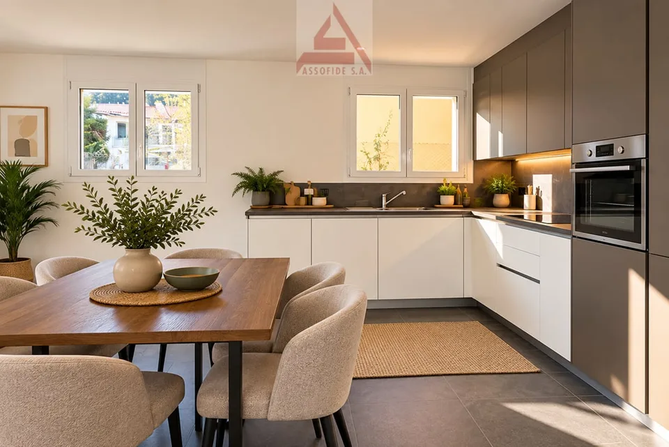 4.5 locali con giardino / 4.5 - Zimmerwohnung mit Garten – Foto 2 von 14