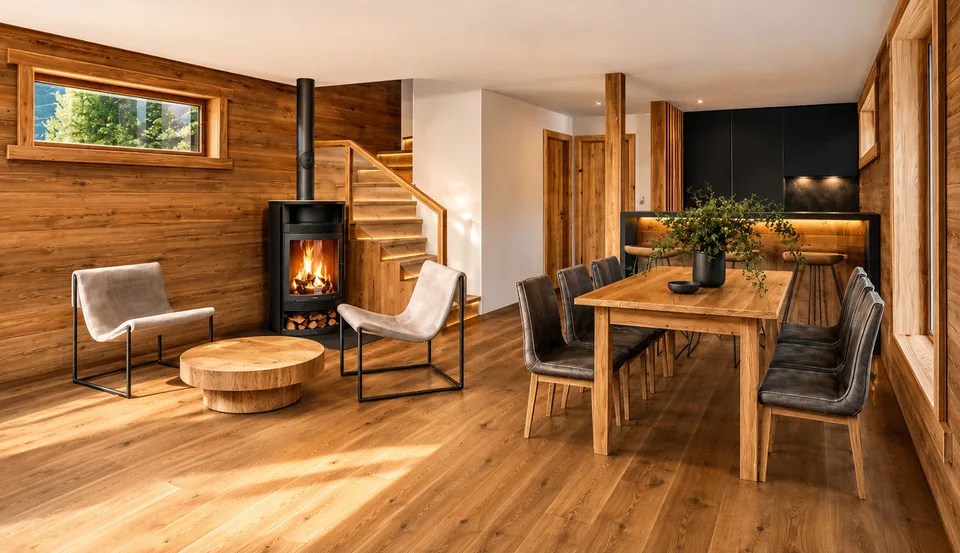 Superbe Chalet sur plan dans un écrin de verdure