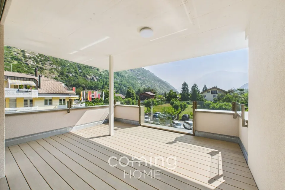 Appartamento di 3,5 locali a Brigerbad - comfort moderno e terme nelle immediate vicinanze