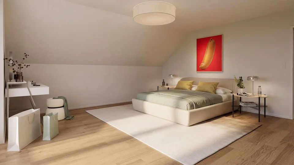 Appartamento di 3,5 locali in costruzione nuova con vista panoramica a Lüterswil (Bucheggberg)