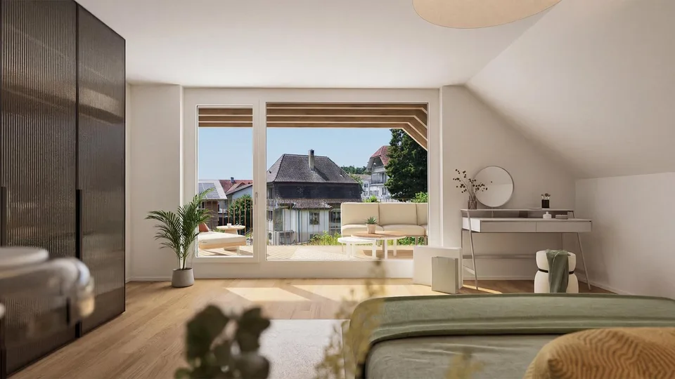 3,5-Zimmer-Neubau-Eigentumswohnung mit Weitblick in Lüterswil (Bucheggberg)