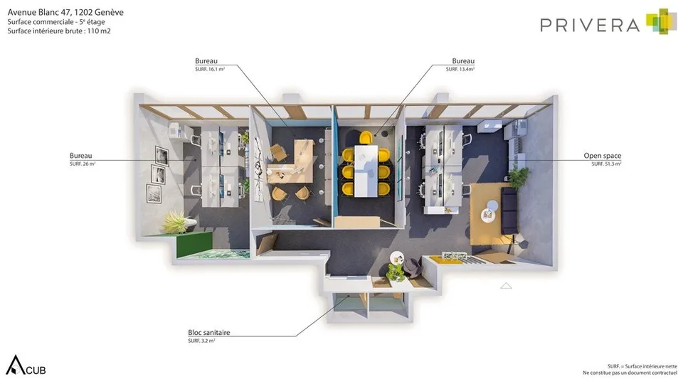 Office of approx. 118 m2 close to the Nations – photo 7 of 7